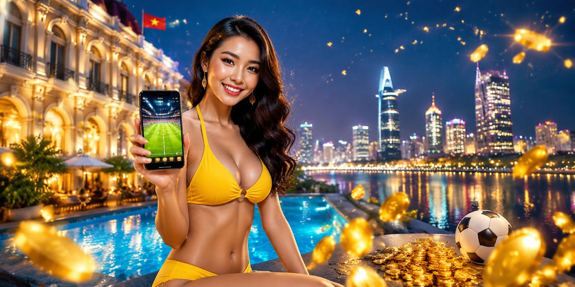 Không khí lễ hội cá cược bóng đá tại TP Hồ Chí Minh với màn hình điện tử sáng rực
